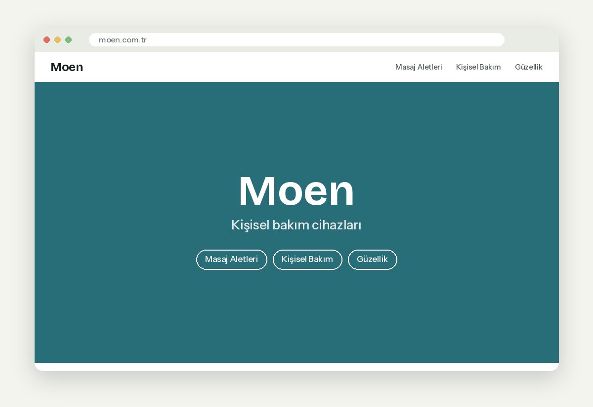 Moen Shopify web sitesi