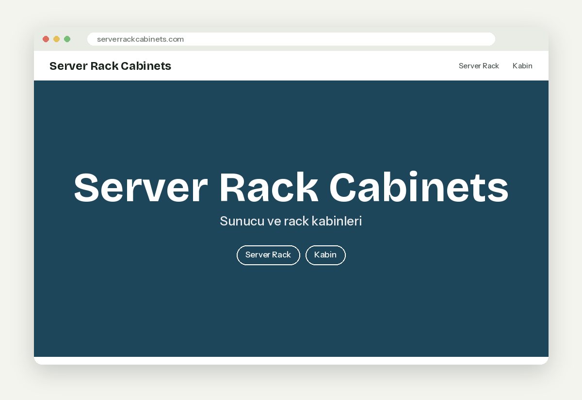 Server Rack Cabinets Shopify web sitesi